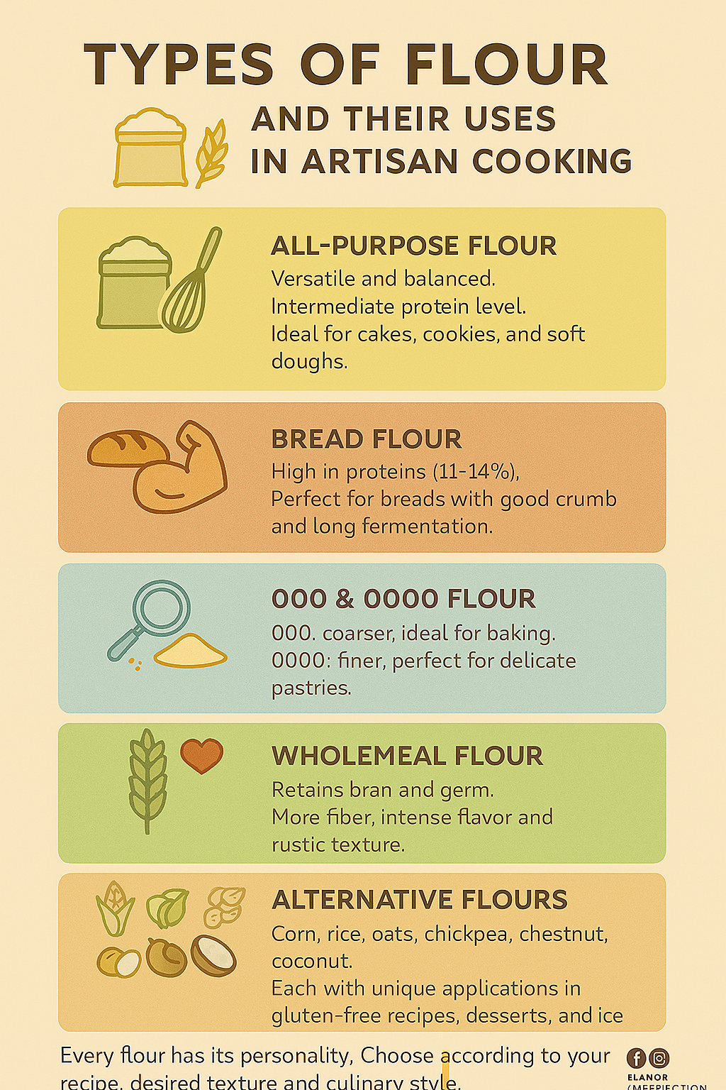 types of flour 