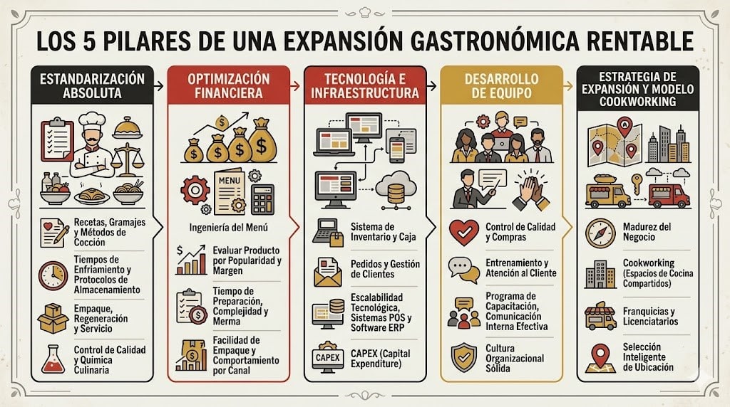 Escalar tu emprendimiento gastronómico