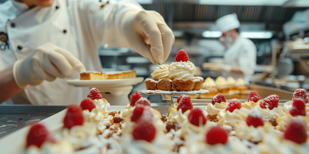 professional kitchen for pastry chefs